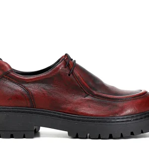 CafèNoir donna scarpe lacci basse in pelle